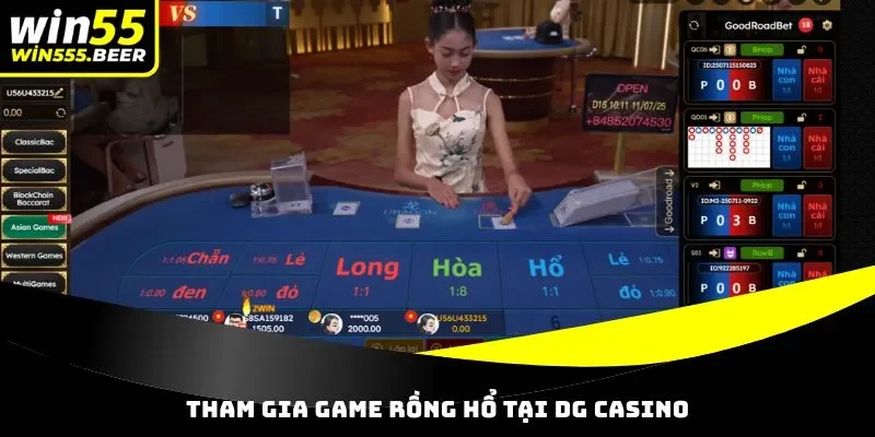 Tham gia game rồng hổ tại DreamGaming Casino